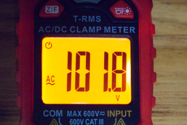 HT206D交流電圧測定