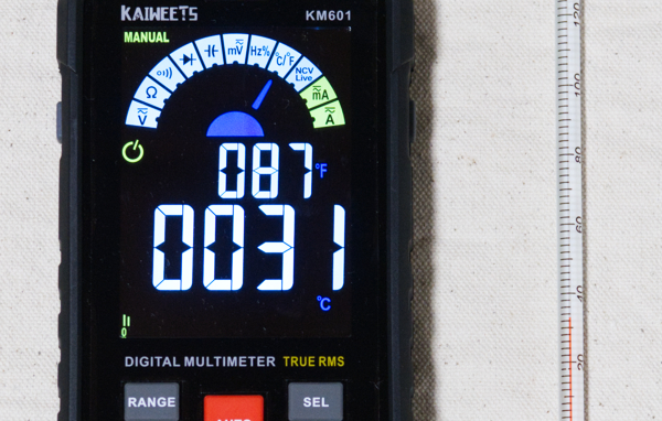 KM601熱電対温度測定